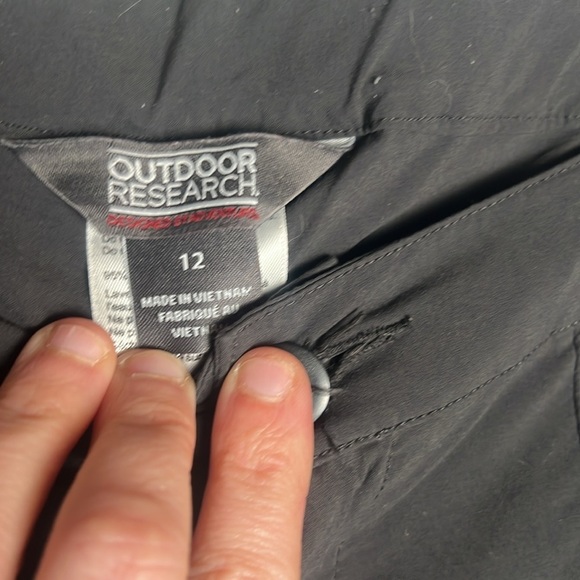 Outdoor Research 24/7 Pants Nylon Stretch Performance Hiking Women’s 12 Black - Picture 2 of 9